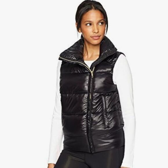 Sam Edelman Puffer Vest in Black- Size Medium - Picture 1 of 12
